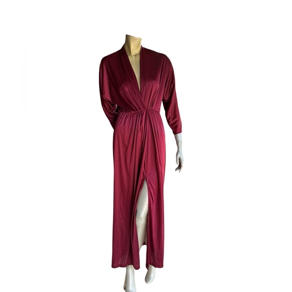 jcpenney Dresses & Skirts - Vintage JCPenney Women's Column Dress- Union Made! Burgundy- 7/8 🕺